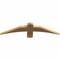 Ekena Millwork Bellingham Timber Gable Bracket, Western Red Cedar, 36"W x 9"H x 1 1/2"D x 3 1/2"F, 6/12 Pitch GBW036X09X0204BEL00SWR - alternate 5